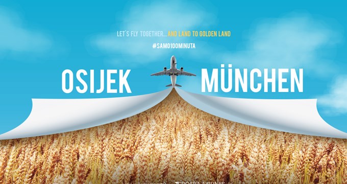 With Croatia Airlines' Direct Line, Munich Is Only 100 Minutes Away From Osijek