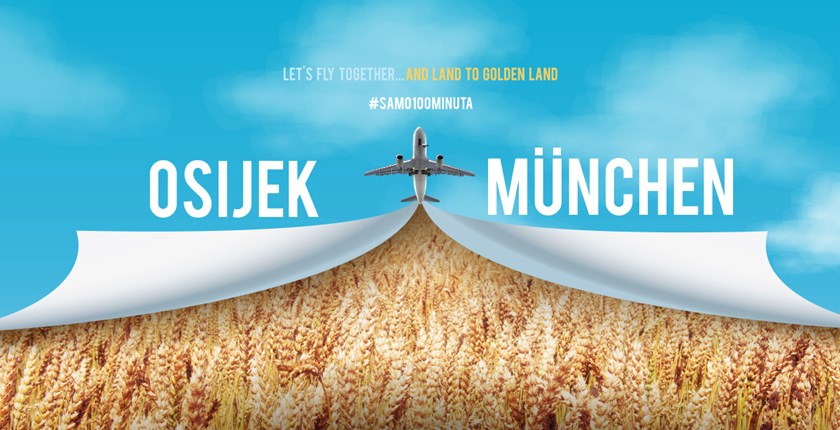 With Croatia Airlines' Direct Line, Munich Is Only 100 Minutes Away From Osijek