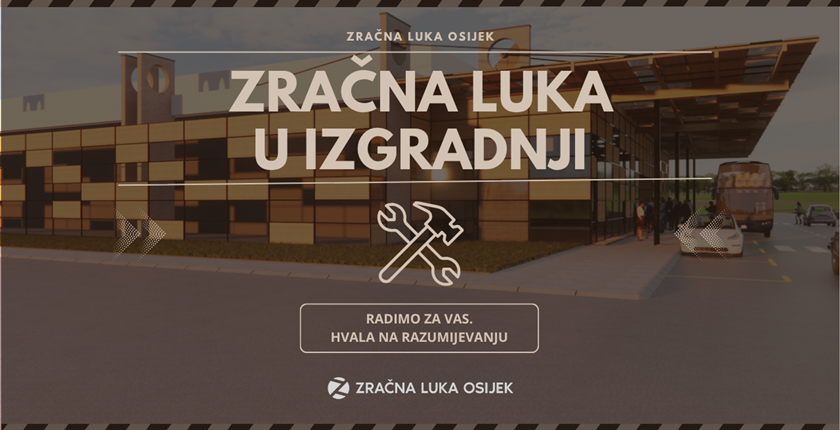 Važna obavijest putnicima: Rekonstrukcija putničkog terminala u tijeku!