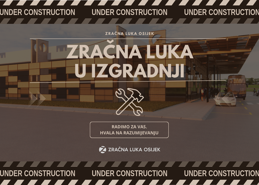 Važna obavijest putnicima: Rekonstrukcija putničkog terminala u tijeku!