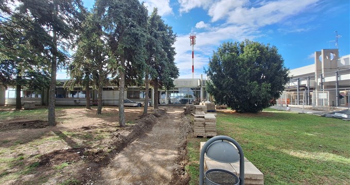 Passenger Processing Moves to the Administration Building During Terminal Works