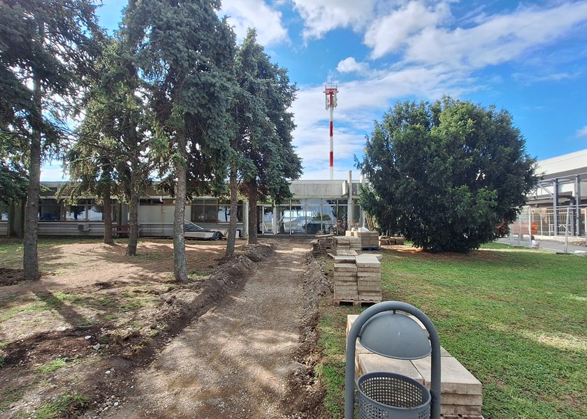 Passenger Processing Moves to the Administration Building During Terminal Works